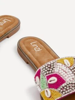 SEANNA -Heel Vibe Shop SEANNAFUCHSIAYELLOW 5